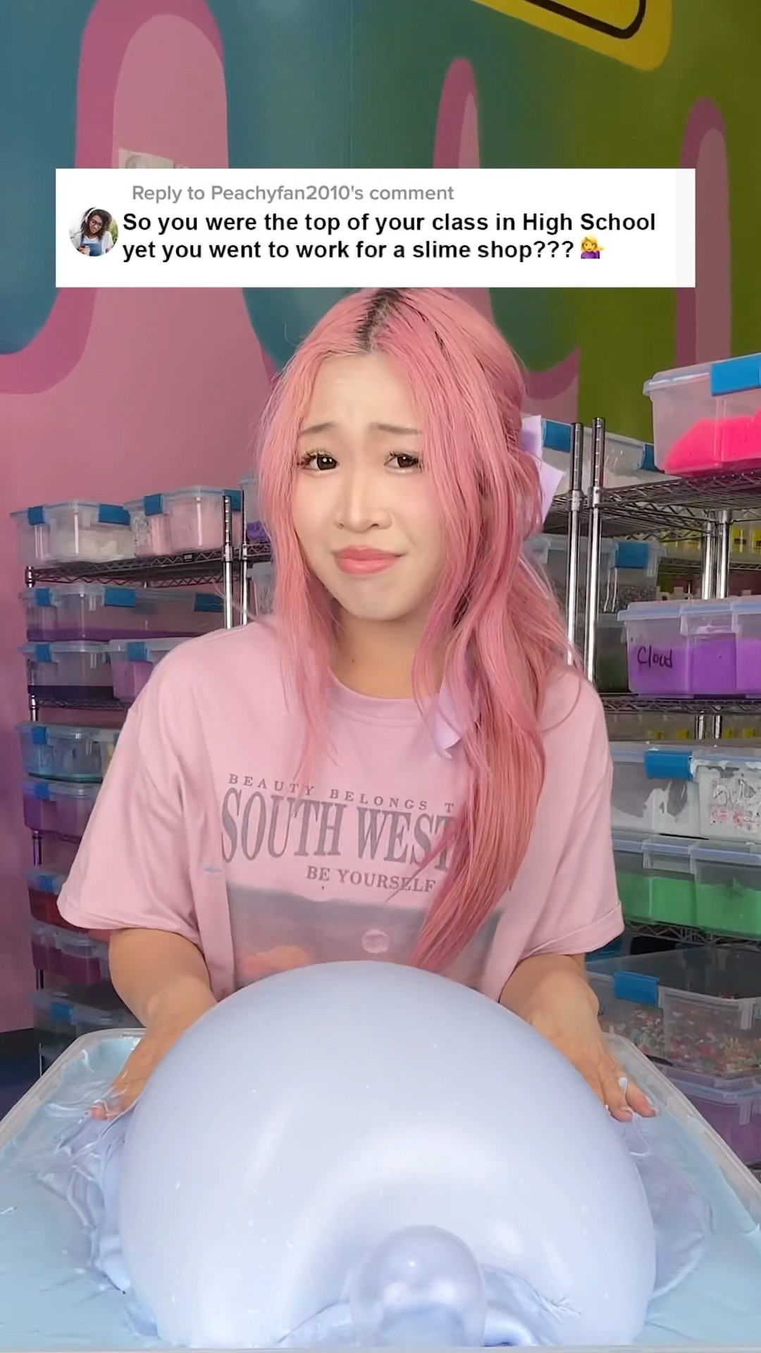 You Got A Degree Yet You Work For A Slime Shop??? ?