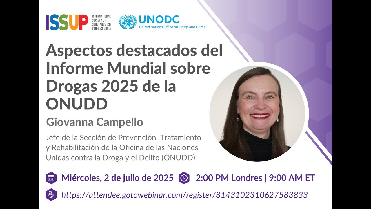 Aspectos destacados del Informe Mundial sobre Drogas 2025 de la ONUDD