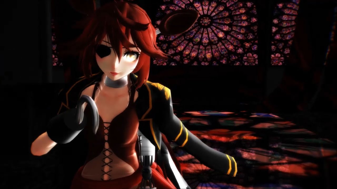 Фокси девочка. Фокси MMD. Фем Фокси ММД. MMD FNAF Foxy. Фокси девушка.