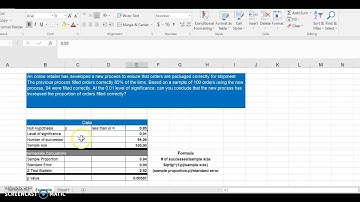 Hypothesis Test -Proportions