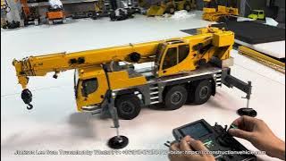 Detailed operation of D1050 6x6 hydraulic crane truck! It can be provided custom color! #rccrane