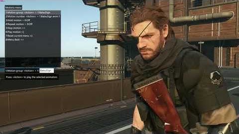 Play motion - Infinite Heaven mod - MGSV