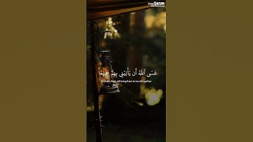 فصبر جميل عسى الله أن يأتيني بهم جميعًا  - القارئ محمد هشام #قرآن