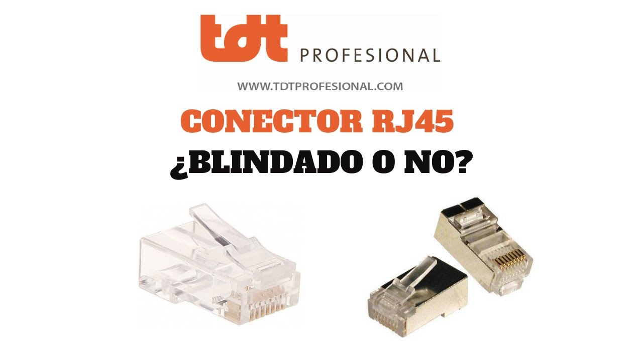 Conector Plug RJ45 Blindado Para Cable UTP