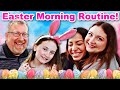 Easter morning routine with our large family  easter egg hunt 2024