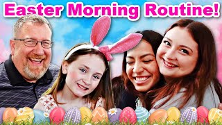 Easter Morning Routine With Our Large Family! | Easter Egg Hunt 2024! 🐣