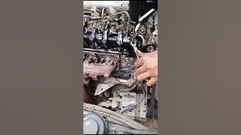 how to tappet adjustment for Isuzu nkr#kashi #cylinderhead