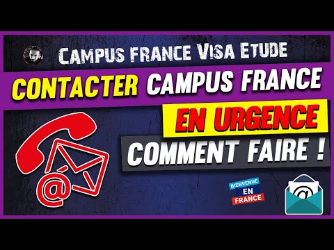 Contacter campus France comment faire ? كيف اتصل وأتواصل مع كمبيس فرانس @Walid PH