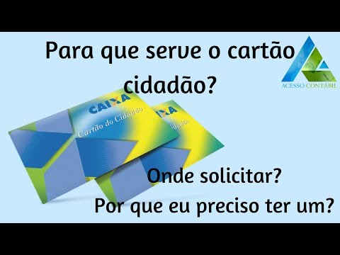 Vídeo: Para Que Serve Um Cartão Social?