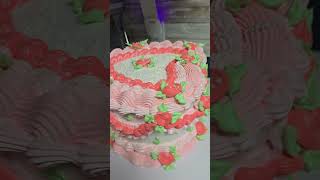 pastel 3 leches de corazon