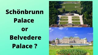 Schönbrunn Palace vs Belvedere Palace ! Which of these two palaces are most worth visiting (HD)