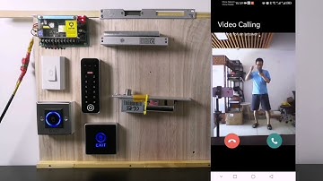 rfid card video door phone intercom access control system