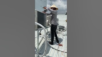 Tham khảo cách đi ống đồng xuyên mái tôn tập trung #electric #shorts #meohay