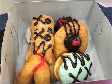 WATCH OUT! Zombee Donuts, in Fullerton, California!!! - YouTube