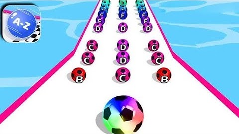 AZ Run Gameplay All Levels iOS,Android Walkthrough Mobile Game Ball Run New Update Pro Level YEMNAL