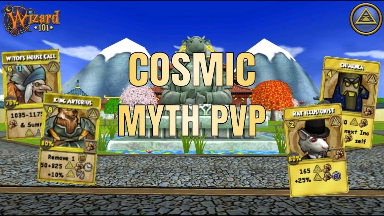 Wizard101: COSMIC MYTH PVP (LVL 140): OBLITERATING AN ICE!