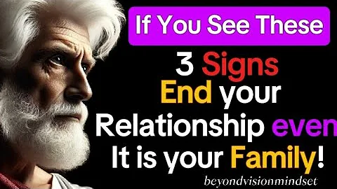 3 Signs You Should Cut Ties, Even with Family or Friends! | Stoic Philosophy