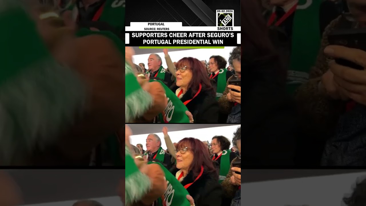Supporters cheer as Antonio Jose Seguro wins Portugal&rsquo;s Presidential race
