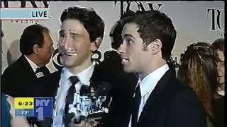 2013 Tony Awards: Red Carpet - Corey Cott and Ben Fankhauser