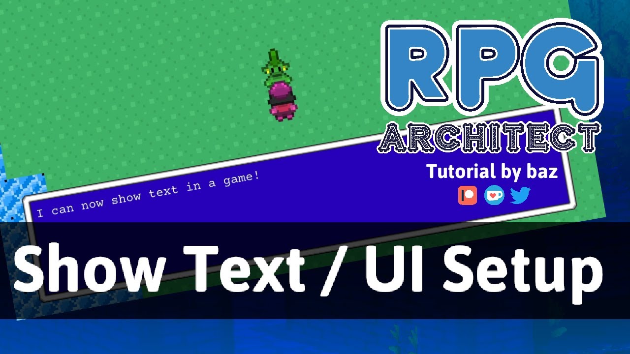 Show Text & UI Setup - RPG Architect - YouTube