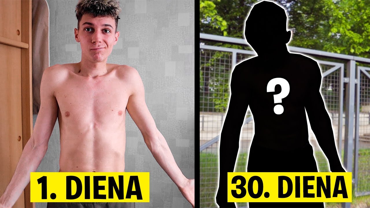 MANAS 30 DIENU PĀRVĒRTĪBAS (FITNESA IZAICINĀJUMS)