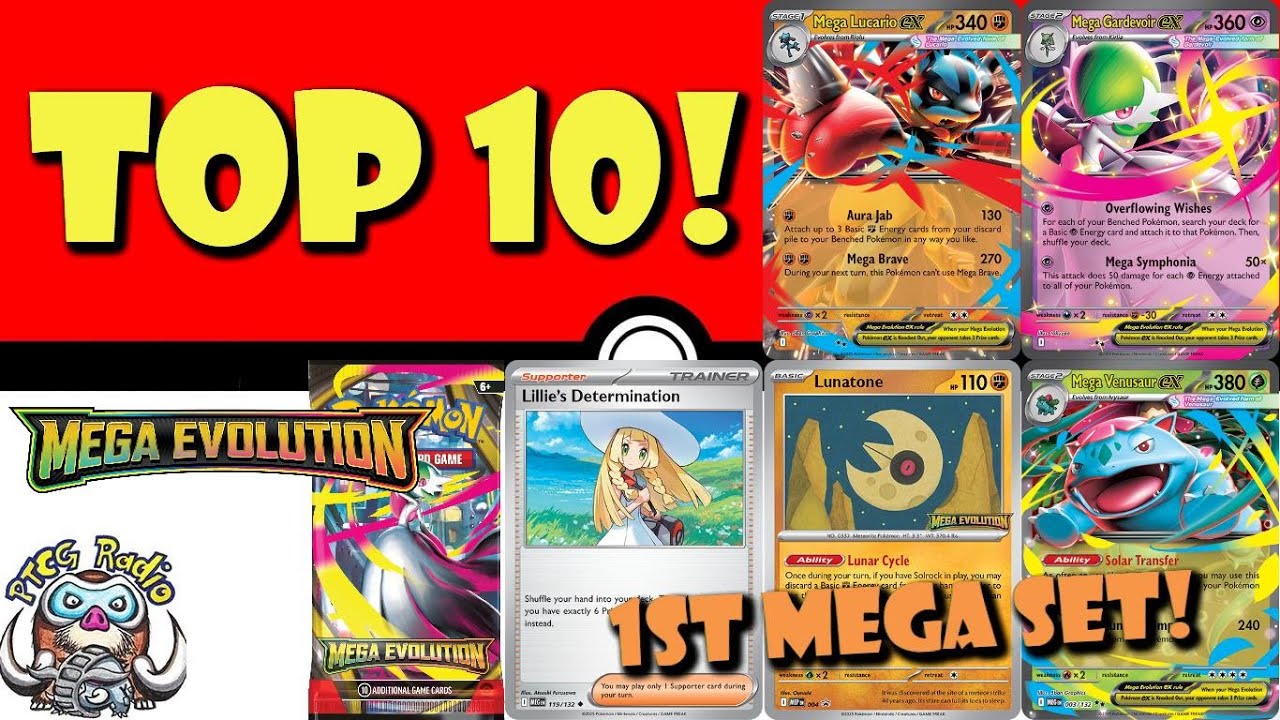The Top 10 Card from Mega Evolution! Huge New Pokmon TCG Set Review! Mega Pokmon are BACK! The Top 10 Card from Mega Evolution! Huge New Pokmon TCG Set Review! Mega Pokmon are BACK!
