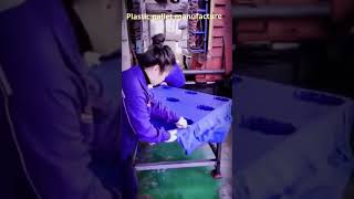 plastic pallet manufacture, #HDPE #plastic #screw #blowmold, big plastic mold