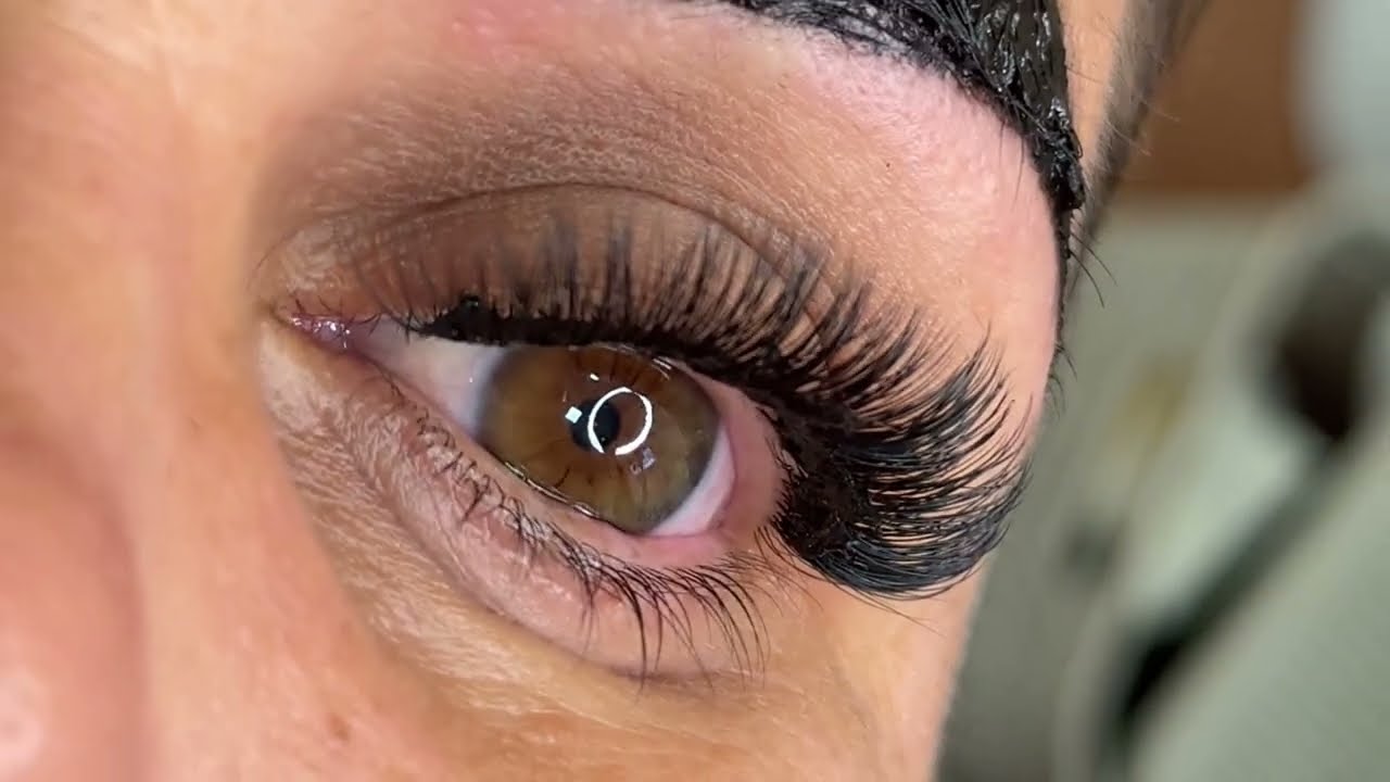 Aplicação de cilios tufinho cilios de seda 