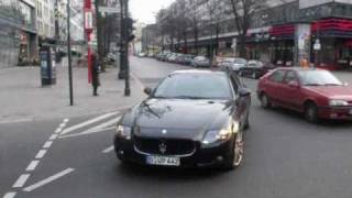 Brandnew Maserati Quattroporte Sport GTS Acceleration + DOWNSHIFT in Berlin