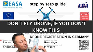Drone Registration  Germany - Step by step guide , How to register drone in Germany
