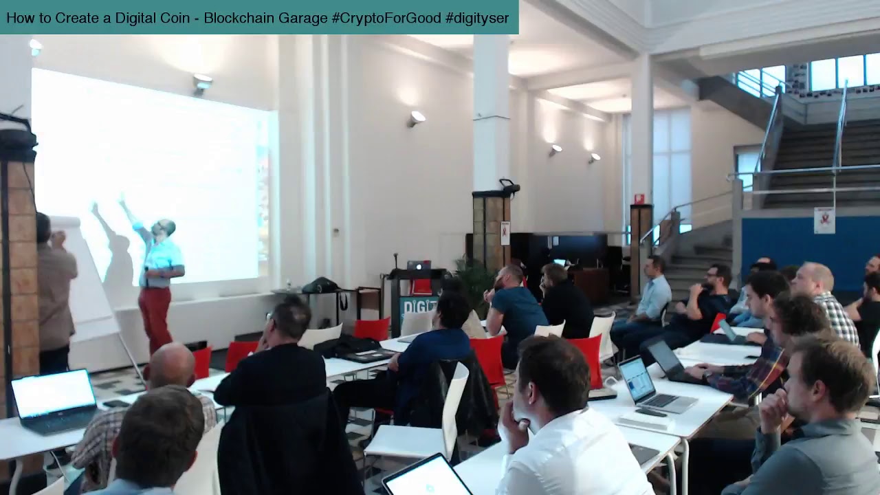 How to Create a Digital Coin - #Blockchain Garage #CryptoForGood #digityser