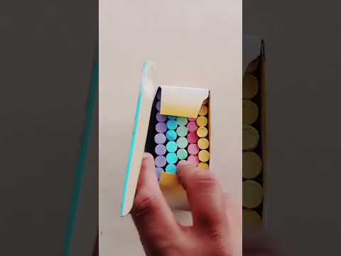 Kores Dustless Mini Coloured Chalk - Unboxing Video - Colour Chalk - Dustless Colour Chalk