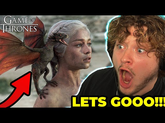 THE MOTHER OF DRAGONS IS REAL!!! [Game of Thrones S1E10 Reaction] class=