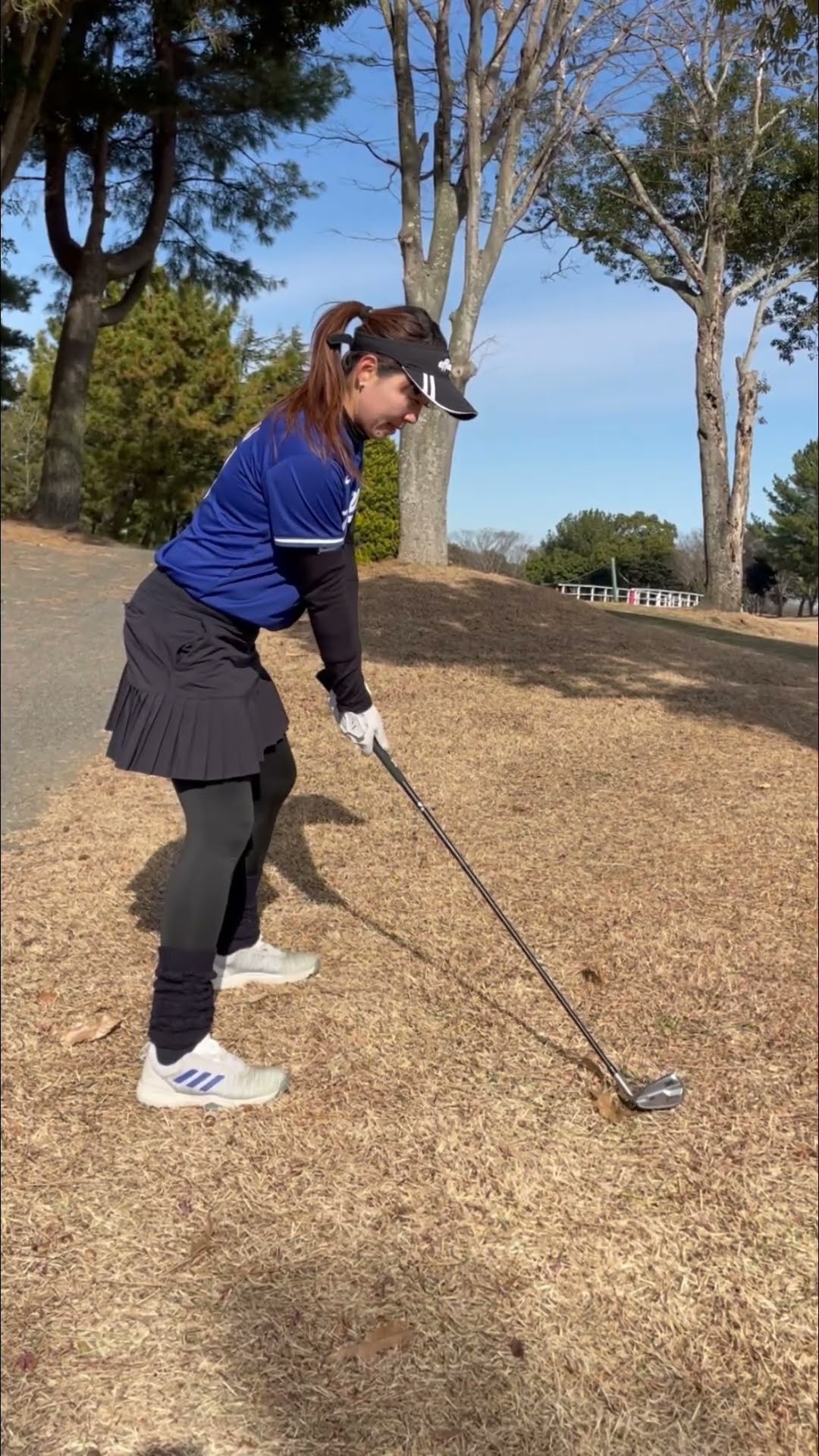 木と木の隙間を抜くことができるか？！ #golf