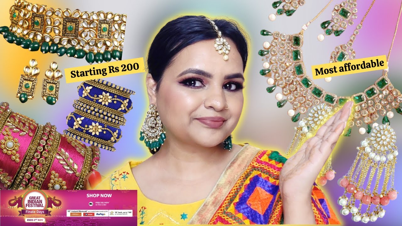 BEST AFFORDABLE JEWELLERY TO PAIR UP WITH YOUR OUTFITS👗😍 TRADITIONAL