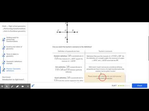 Geometric Definitions Practice - Khan Academy