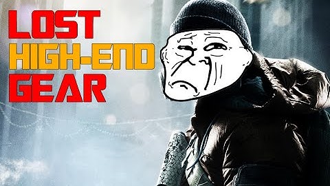 The Division - Lost Hight-End Gear Glitch & How to get your stuff back