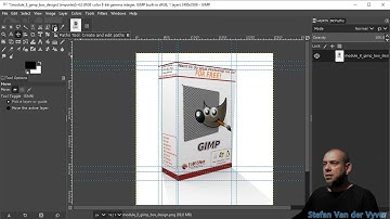 GIMP tutorial - move a shadow to a separate layer