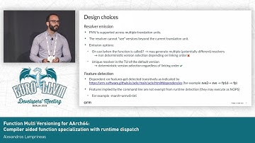 2025 EuroLLVM - Function multi-versioning: compiler aided function specialization w runtime dispatch