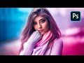 Colorize Portrait With Beautiful Gradients - Photoshop Tutorial