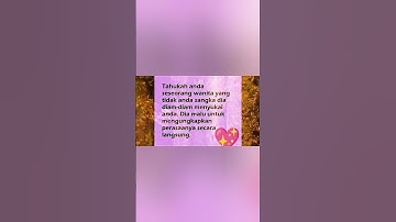 5 tanda wanita diam diam jatuh cinta pada pria      https://youtu.be/xhoWLqxtGok