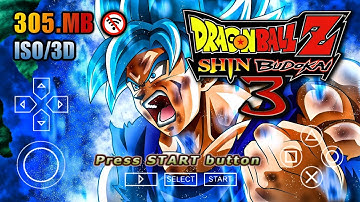 NEW DRAGON Ball Z SHIN BUDOKAI 3 DBZ MOD PPSSPP 2024 ISO Shin Budokai 2 | Game DBZ PSP Gameplay