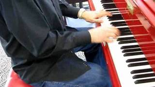 Peter Plays Elton John's "Your Song" on Elton John Red Piano chords