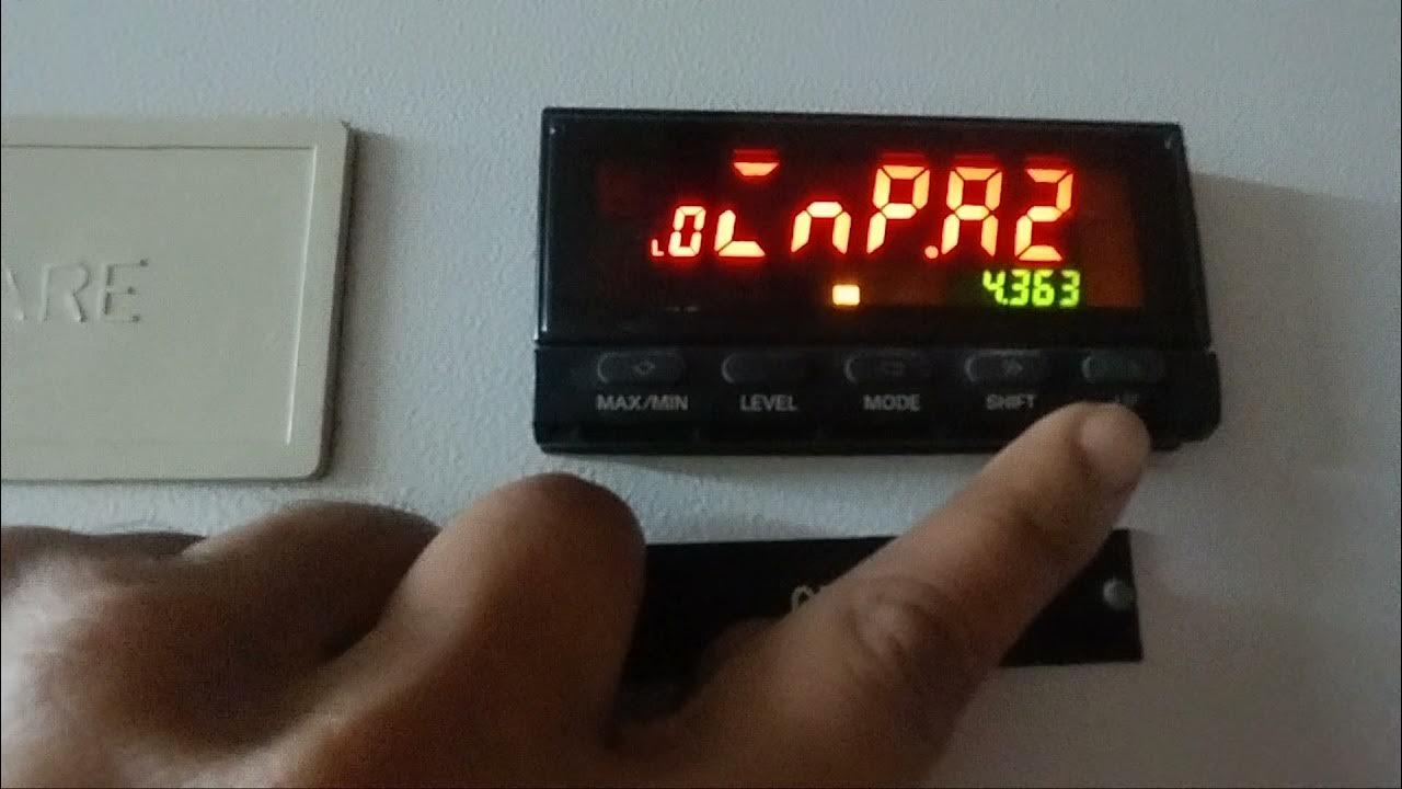 Omron meter calibration on crp 1200 conmat batching plant YouTube