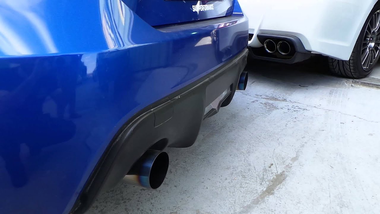 Sound of HKS Hi power Spec L Light weight Muffler for BRZGT86 YouTube