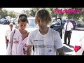 Justin Bieber & Hailey Baldwin Are Asked About Selena Gomez's Health At Joan's On Third 10.12.18