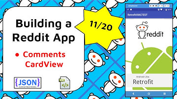 Displaying Reddit Comments in a ListView CardView [Build a Reddit App Part 11]
