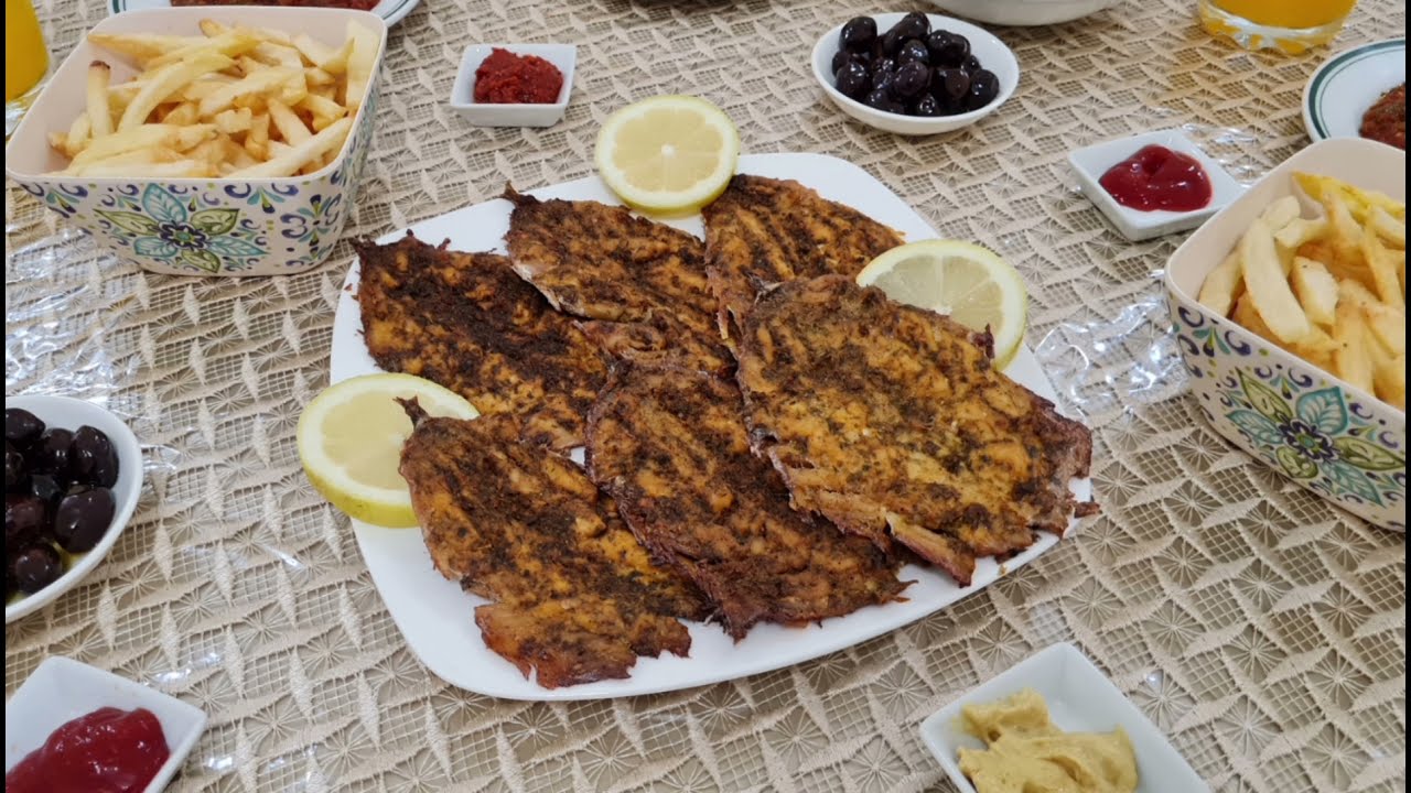 سمك كابيلا مشوي في الفرن صحي بدون قلي بتثبيلة رائعة