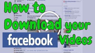 How to download your Facebook video without any software Free Tutorial screenshot 2