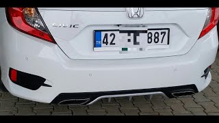 Honda Ci̇vi̇c Fc5 Di̇füzör Montaji Di̇füzör Nasil Takilir